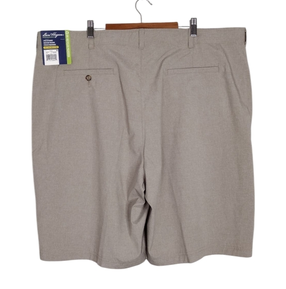 NWT Ben Hogan Khaki Performance Stretch Flat Front Classic Athletic Golf Shorts - Picture 2 of 13